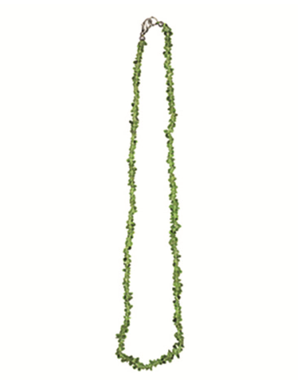 Peridot halsband med splitstenar, 5 till 10 mm, 45 cm