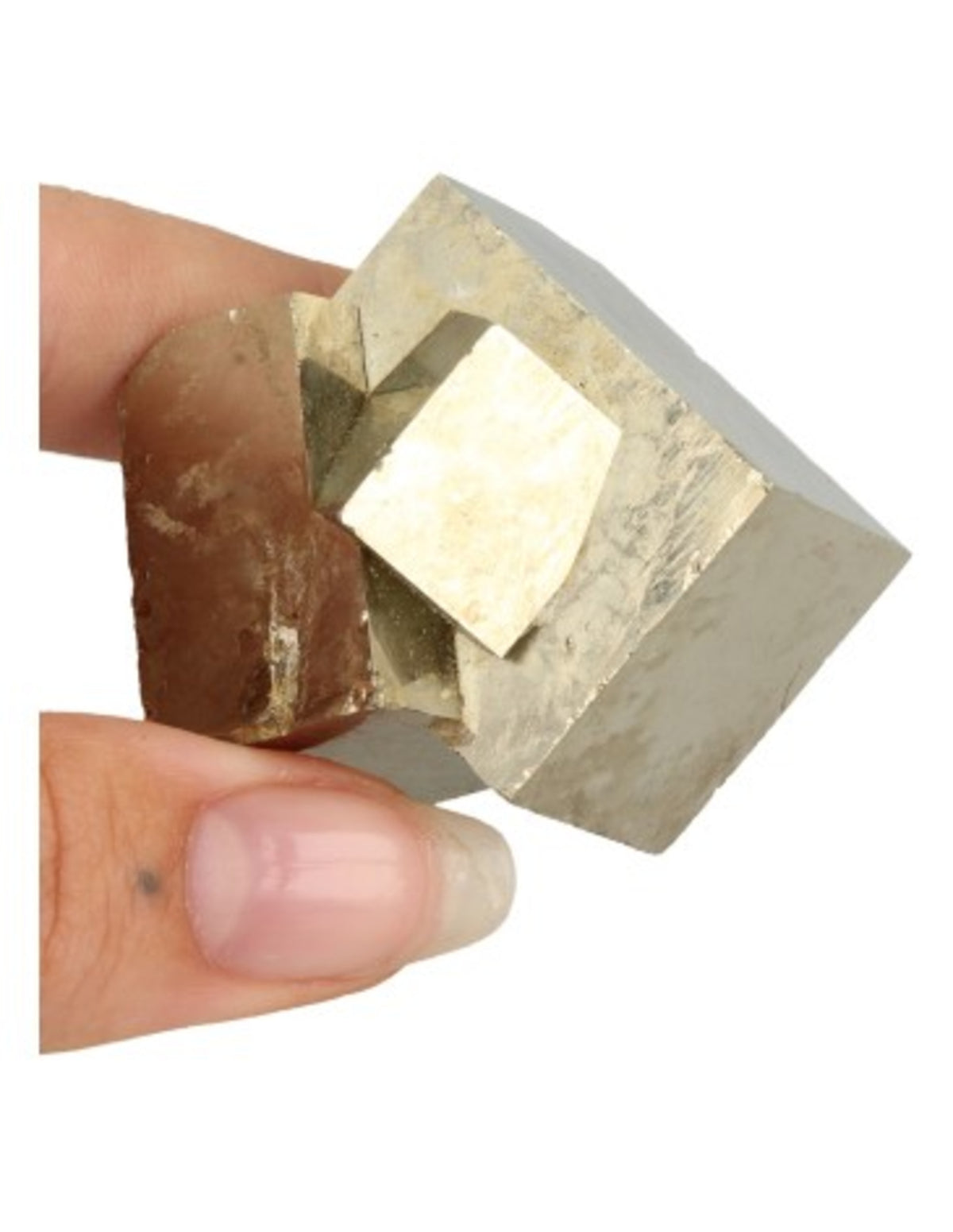 Pyrit kub, rå, A-kvalitet, 3 till 4 cm