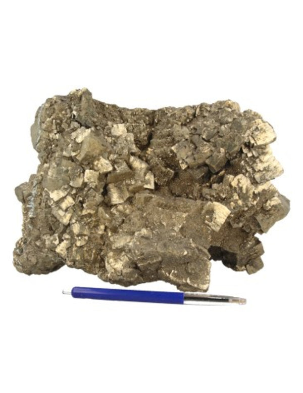 Pyrit kristall, rå, 11,13 kg, 24 x 16 x 12 cm, nr 2