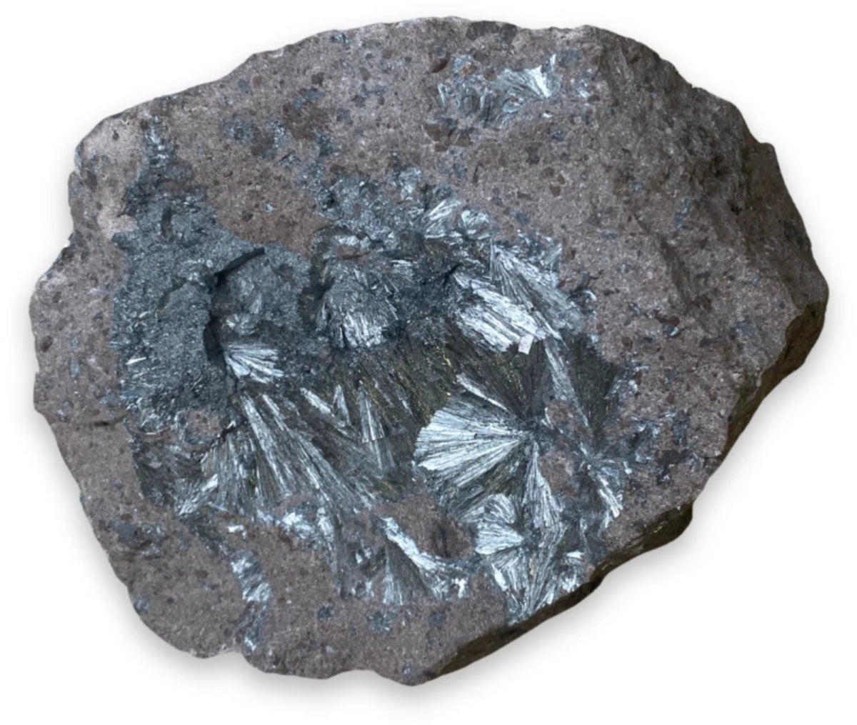 Pyrolusit kristall, rå, 13,4 cm, nr 18