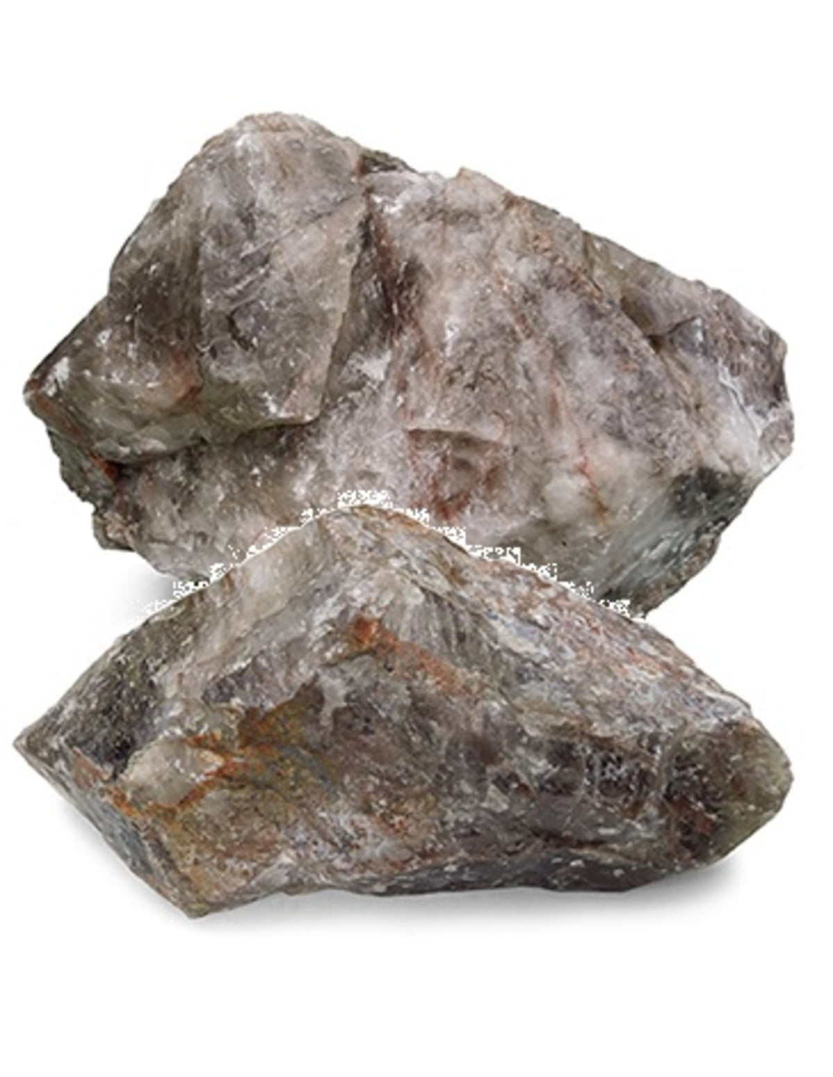 Red healer kvarts och rökkvarts, rå, 100 g till 1 kg, per kg