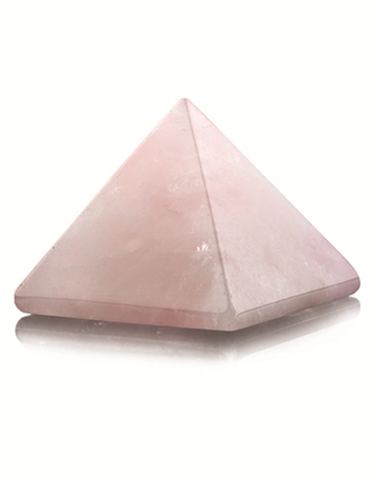 Rosenkvarts pyramid, rosa, 3,5 cm