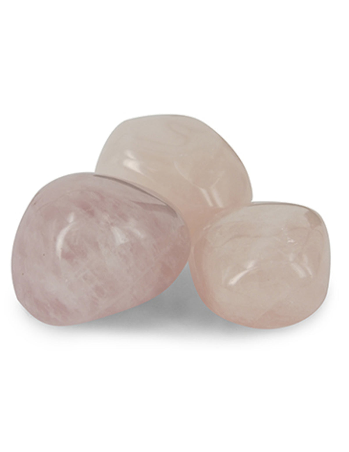 Rosenkvarts trumlade stenar, AB-kvalitet, 100 g