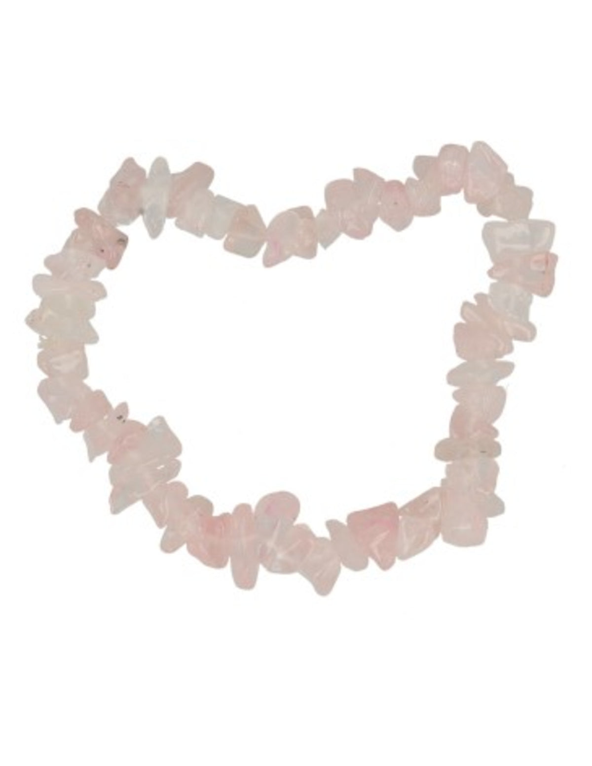 Rosenkvarts splitarmband för barn, 13 cm