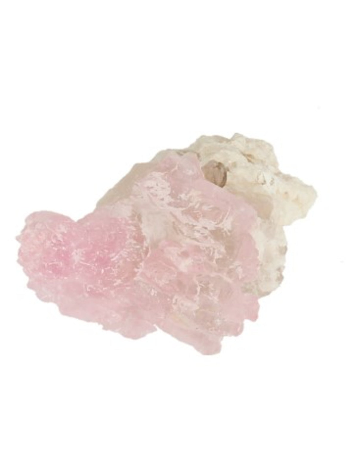 Rosenkvarts kristall från Livinalli, rosa, 40 g, nr 9
