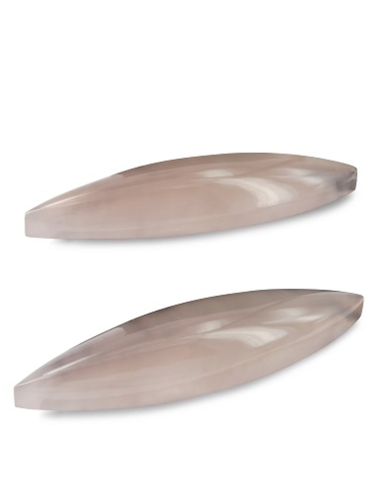 Rosenkvarts oval, A-kvalitet, ca 10 cm, nr 1