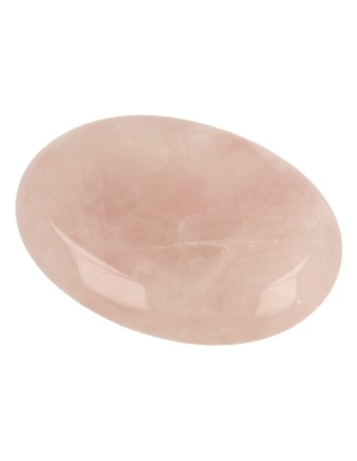 Rosenkvarts ficksten, 4 till 5 cm