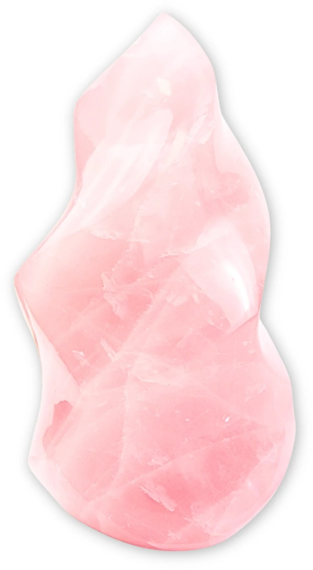 Rosenkvarts flamma, feng shui, 18 cm, nr 16 (1,6 kg)