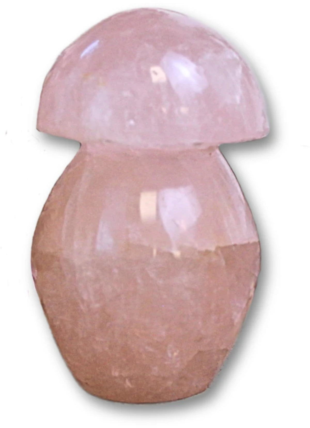 Rosenkvarts svamp, nr 8, 7,5 cm