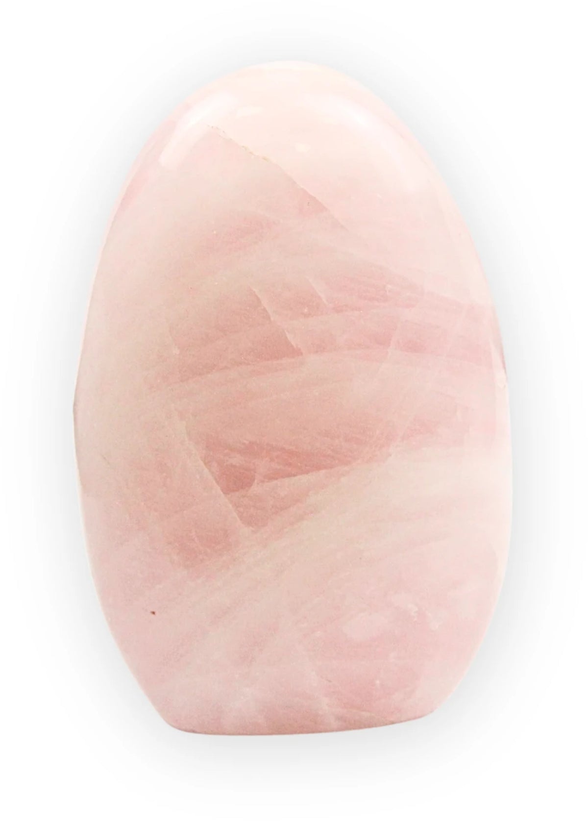 Rosenkvarts skulptur, nr 26, 12 cm