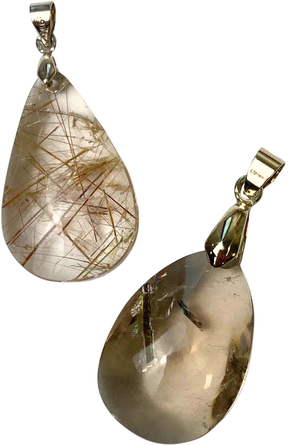 Rutilkvarts hänge, 2,9 cm, 5 g, per styck