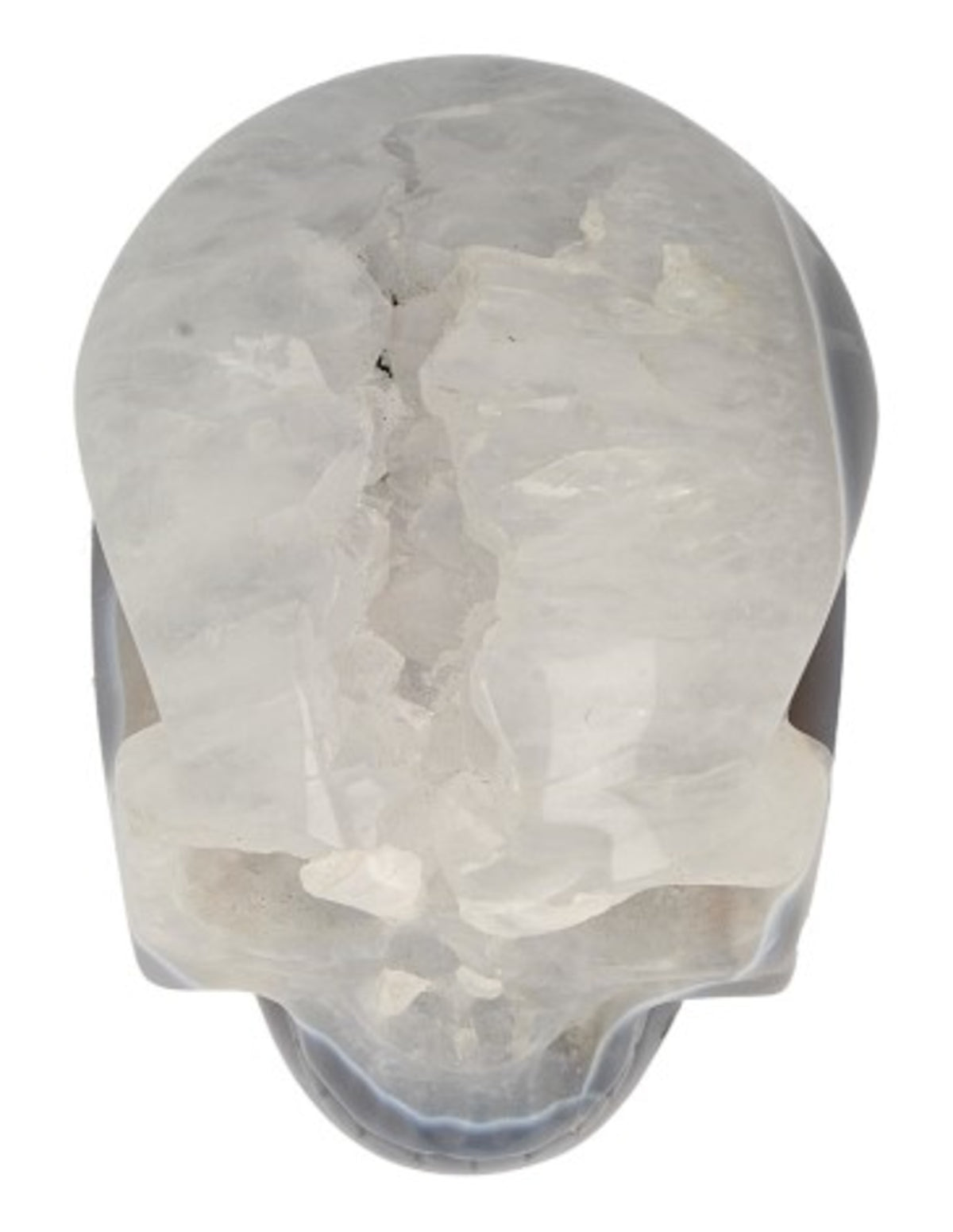 Agat dödskalle, kristalliserad, 860 g, nr 3