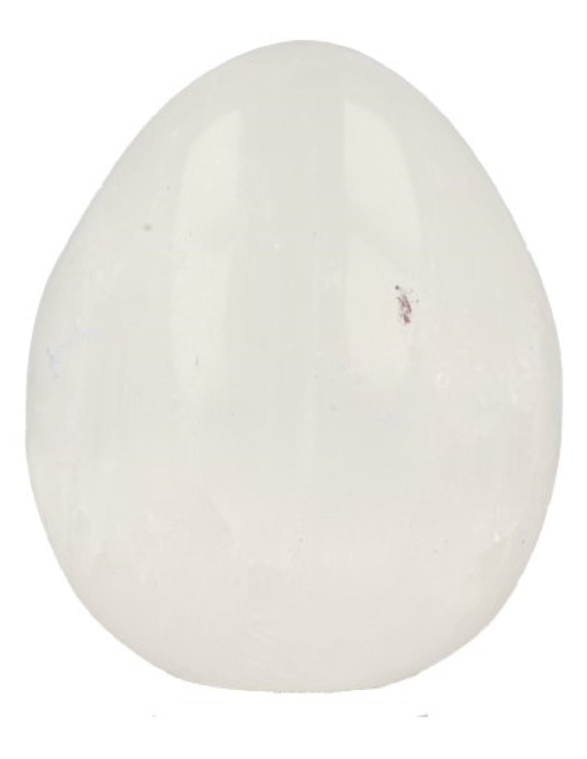 Selenit ägg, polerat, ca 5 cm (170 g)