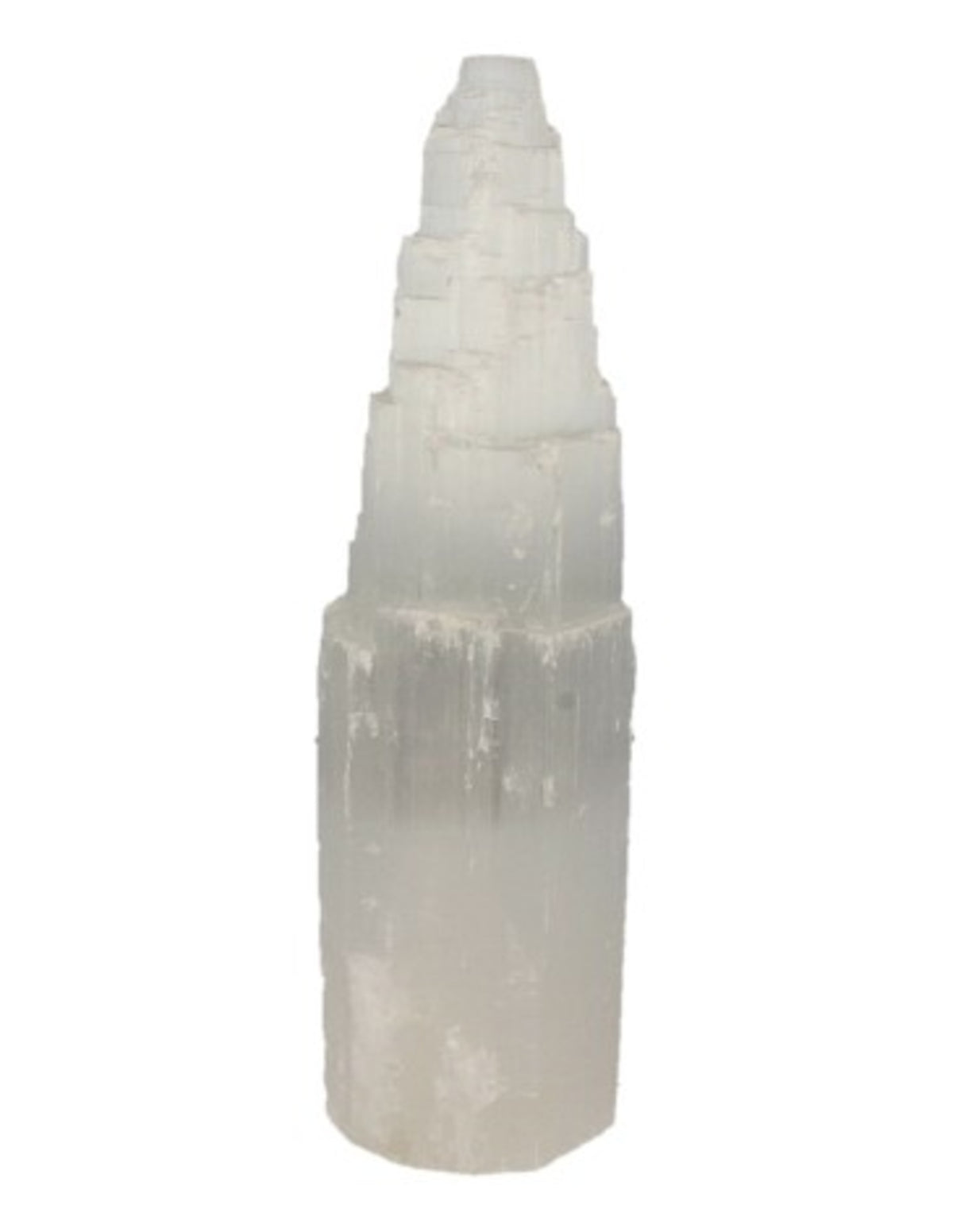 Selenit isberg, stort, 20 cm hög