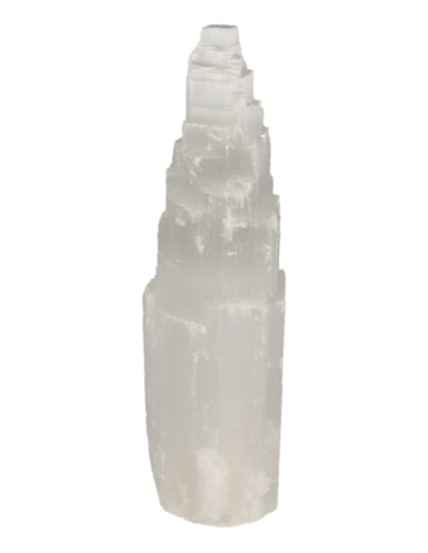 Selenit isberg, stort, 20 cm hög
