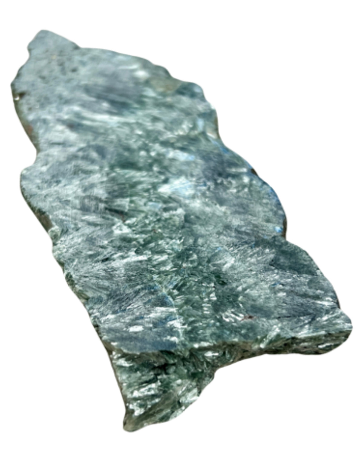 Serafinit skiva, delvis polerad, 11,5 cm, 101 g, nr 6