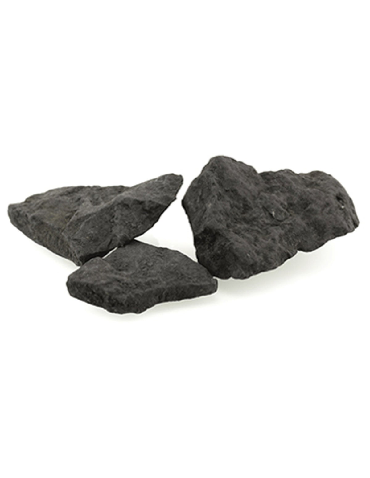 Shungit råa bitar, svart, Per kg