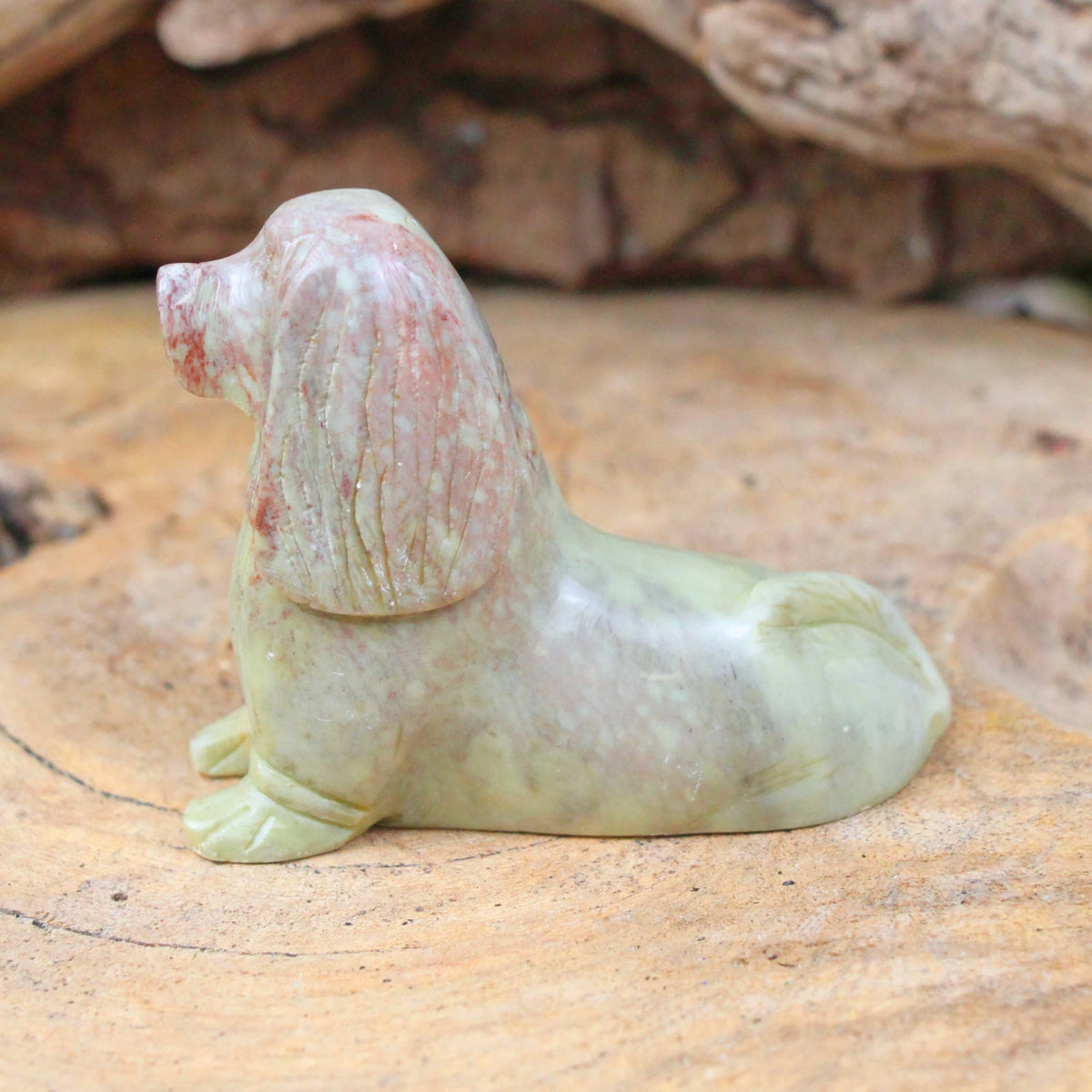 Täljsten hund, 6,5 cm
