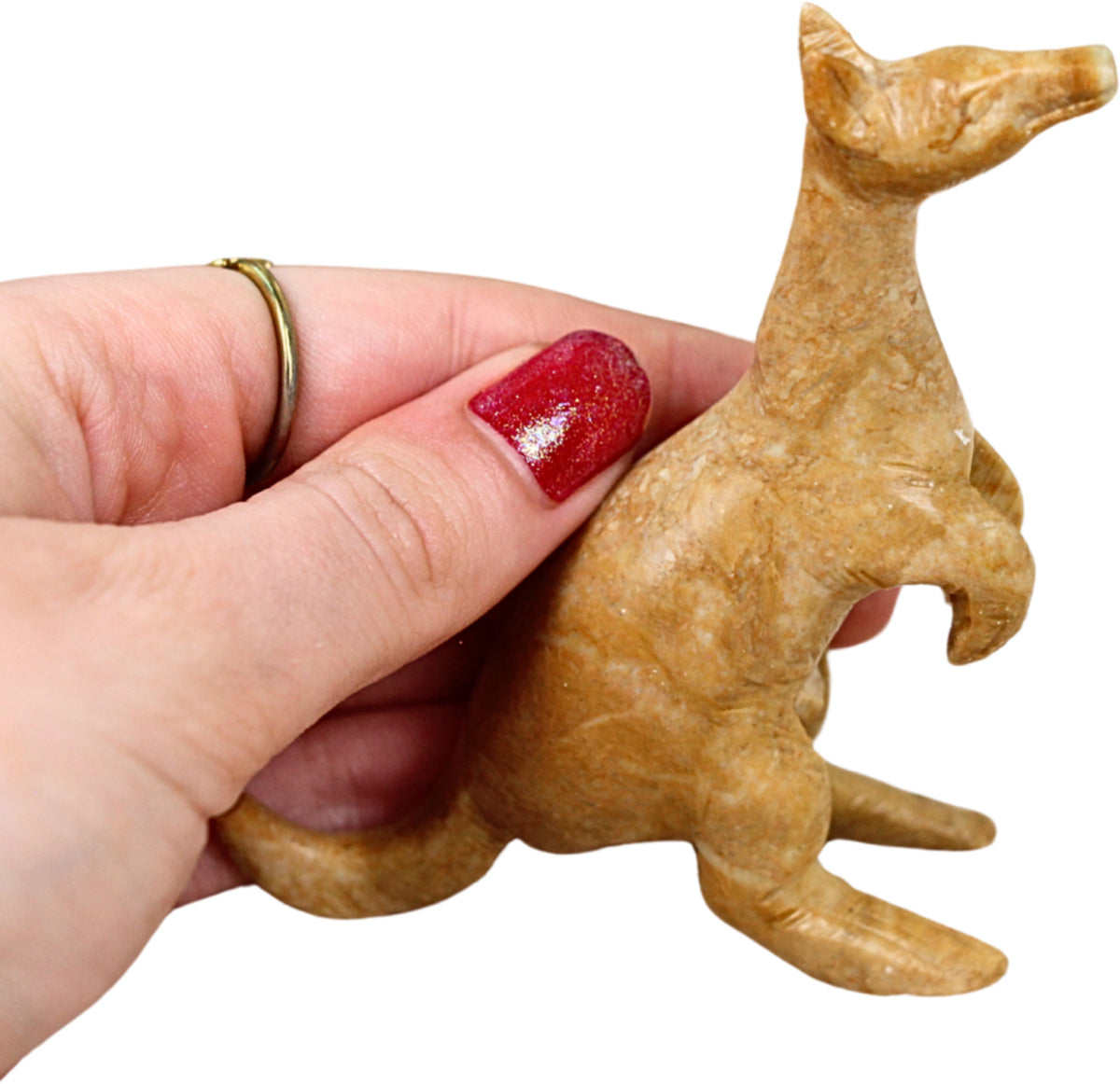 Täljsten känguru, 9,5 cm