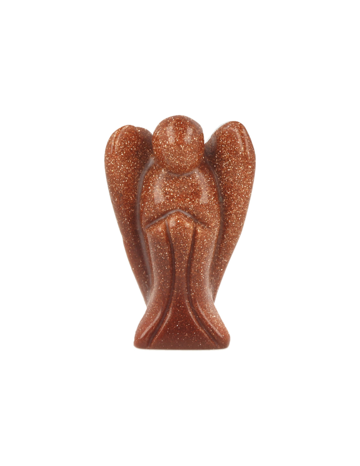Guldsten ängel (glas), stående, 3,5 cm