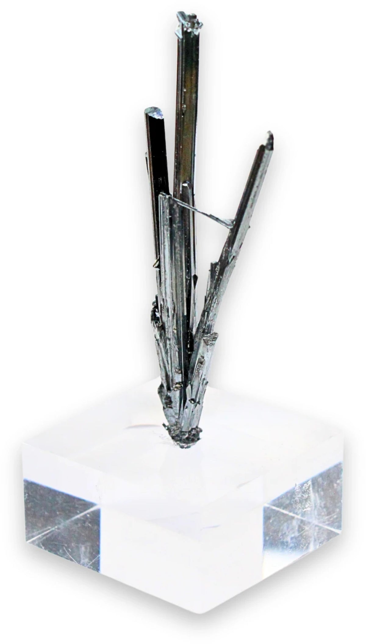 Stibnit kristall, rå, 12 cm, nr 01