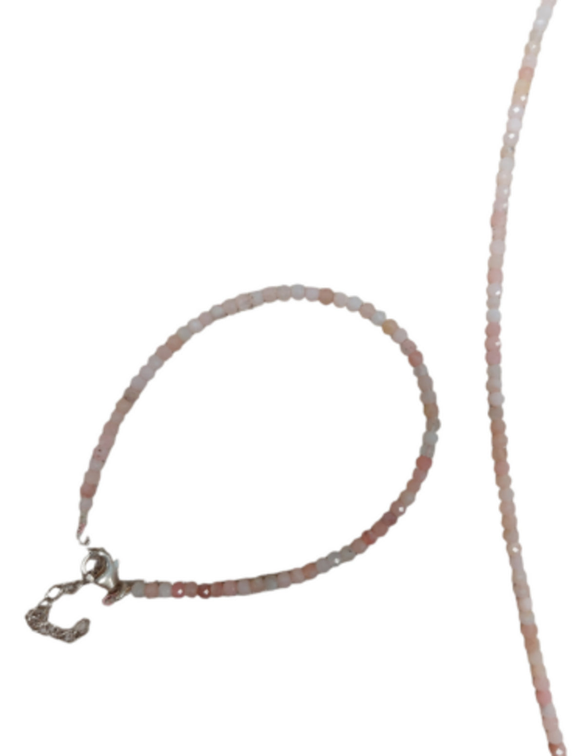 Opal armband, Summer vibes, rosa Andesopal, 17 till 20 cm