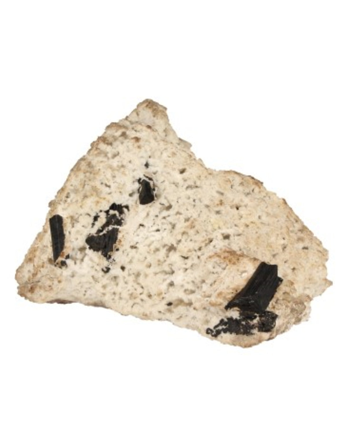 Svart turmalin med glimmer, rå, nr 5 (889 g)