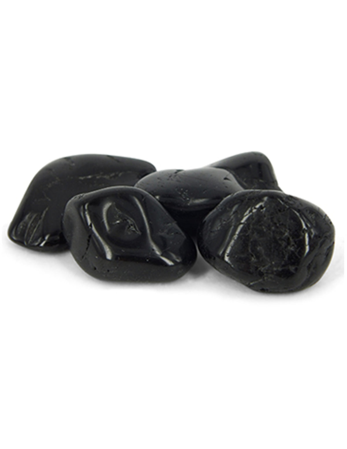 Svart turmalin trumlade stenar, per kg, 2 till 4 cm, Brasilien