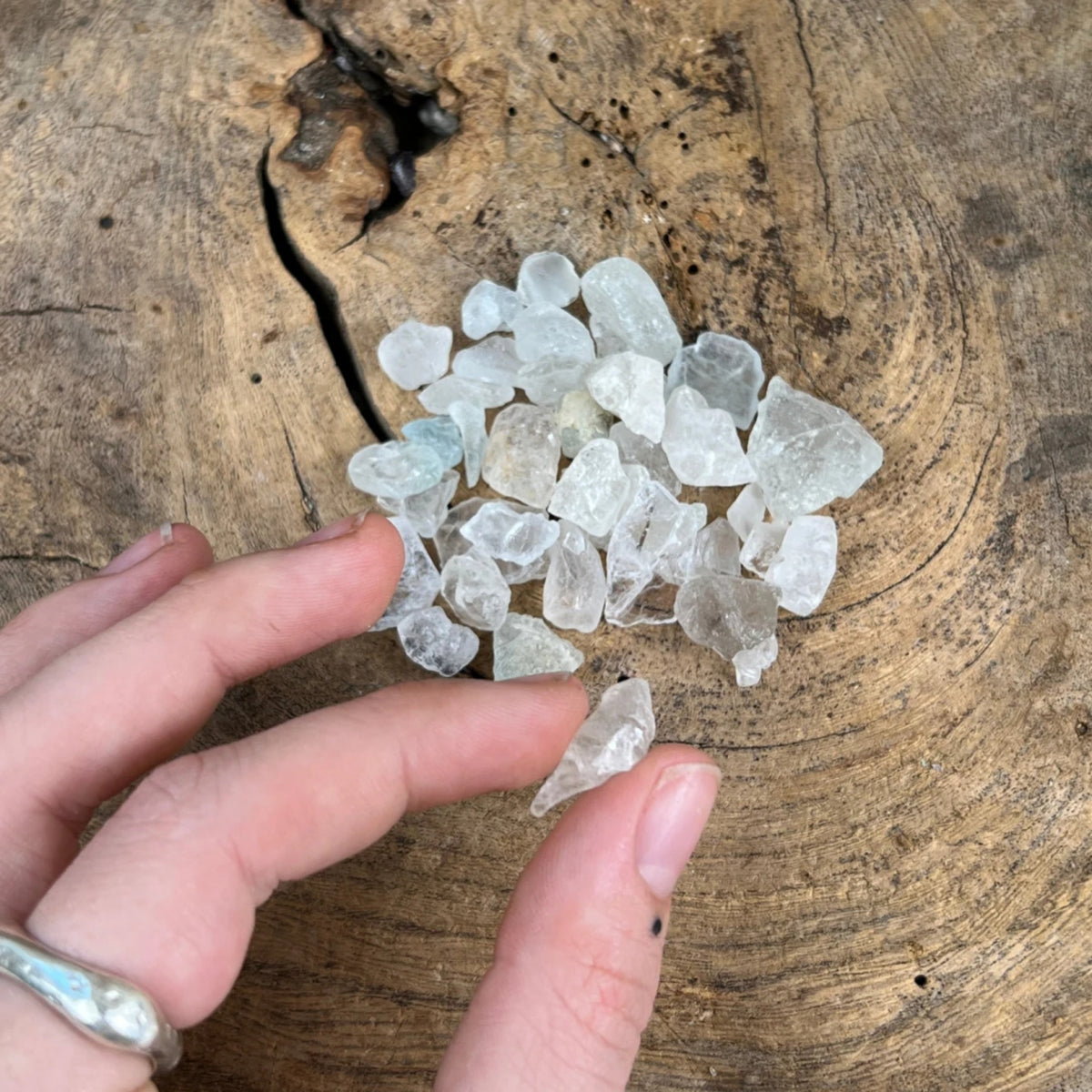 Topas råa bitar, 50 g från Afghanistan