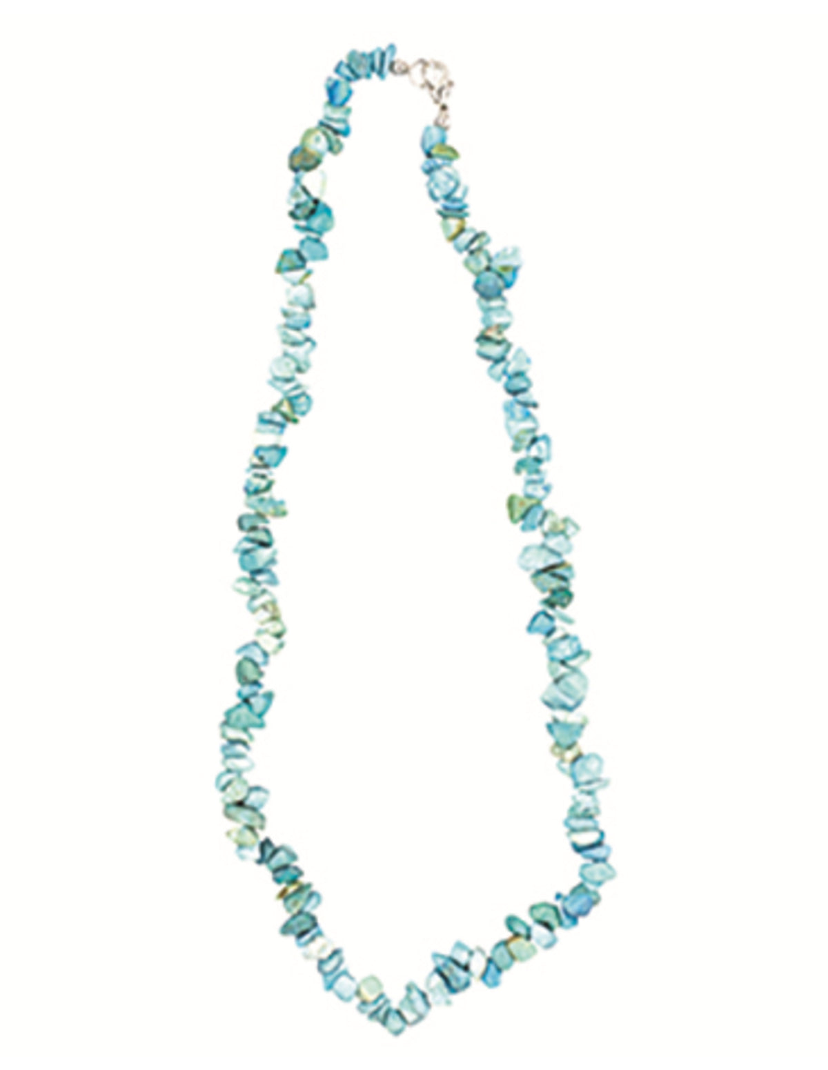Turkos halsband med splitstenar, 45 cm, från Iran
