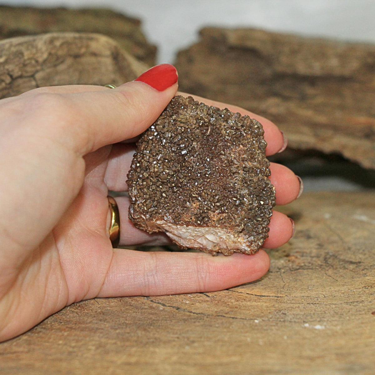 Vanadinit chokladbrun, rå, nr 04 (4,7 cm)