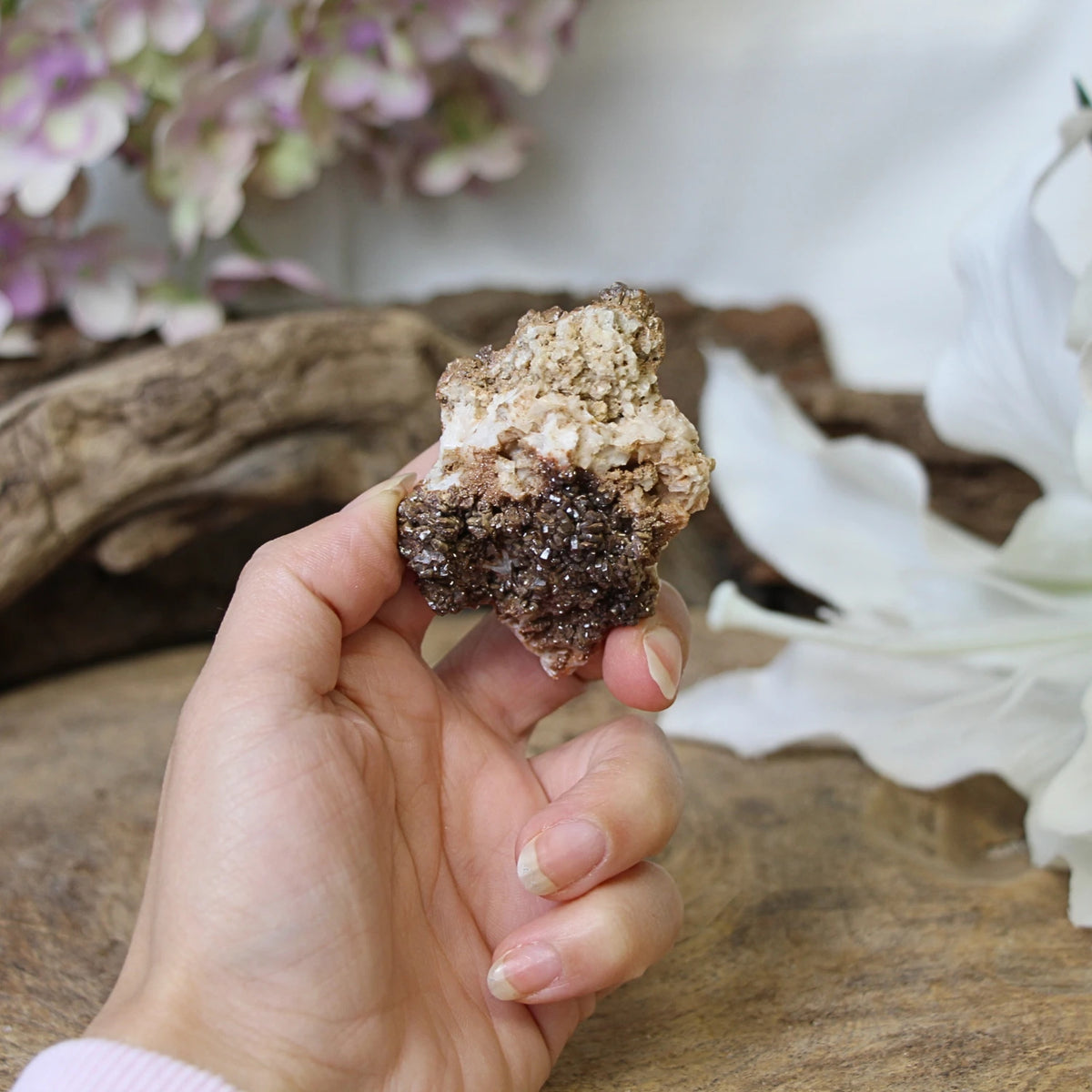 Vanadinit chokladbrun, rå, nr 06 (6,4 cm)
