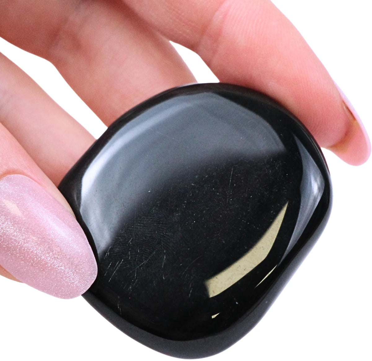 Obsidian ficksten, regnbåge, 3 till 5 cm