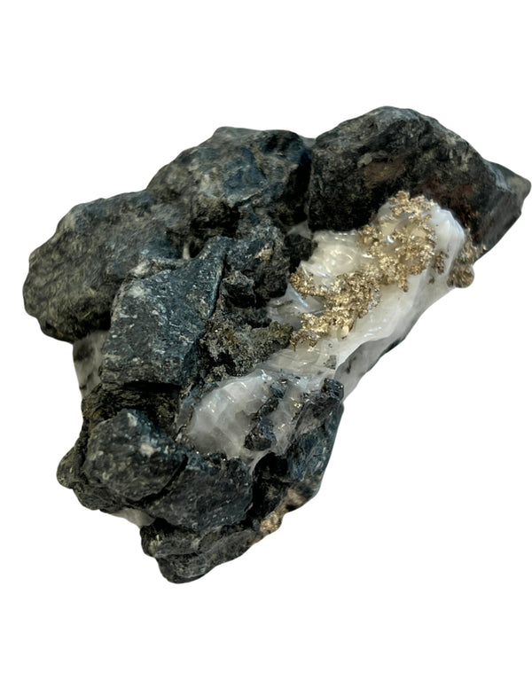Silver på matrix, rått, nr 03 (7,5 cm, 122 g)