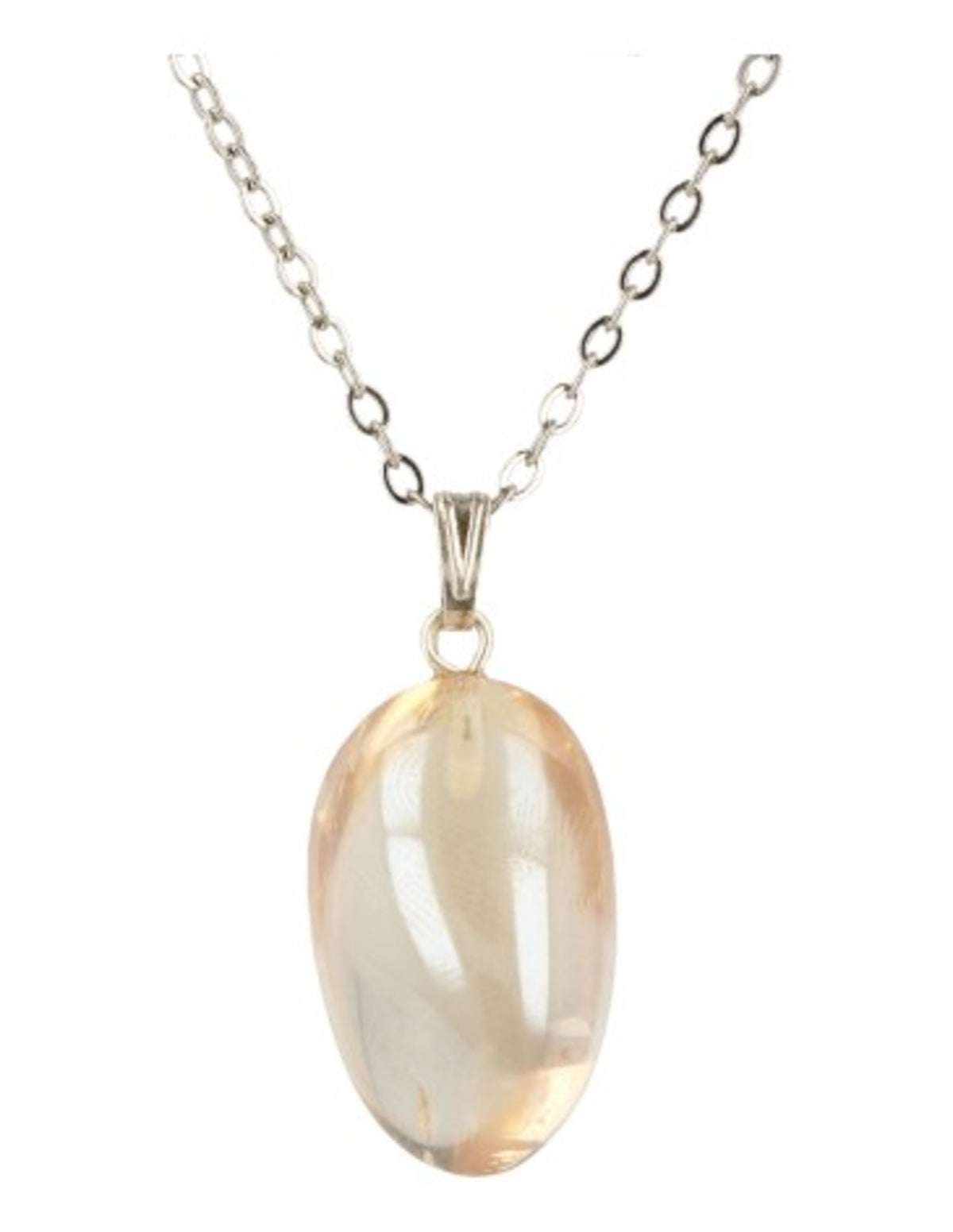 Sunshine aura hänge, slipad, belagd kvarts, 2,5 till 4 cm