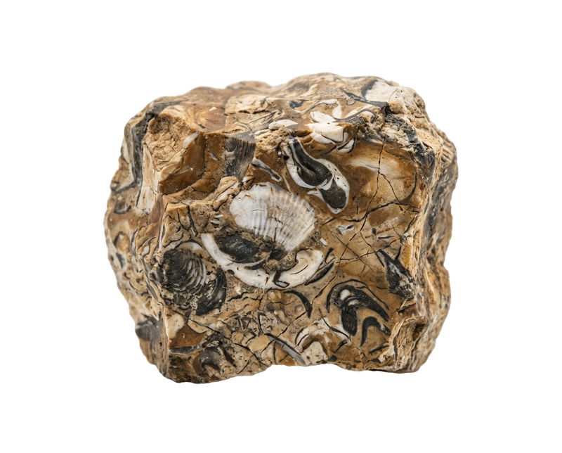 Fossilskalsjaspis – kristall