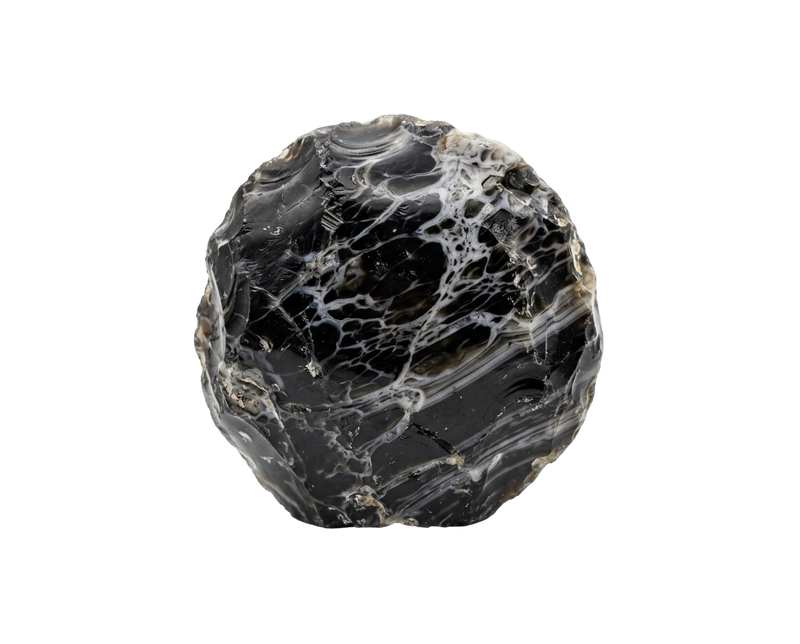 Midnattsspets-obsidian – kristall