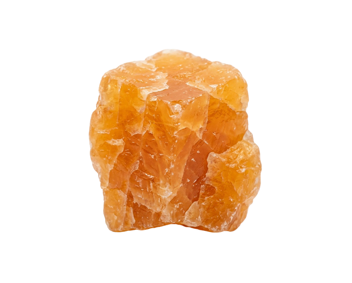 Orange kalcit, kristall