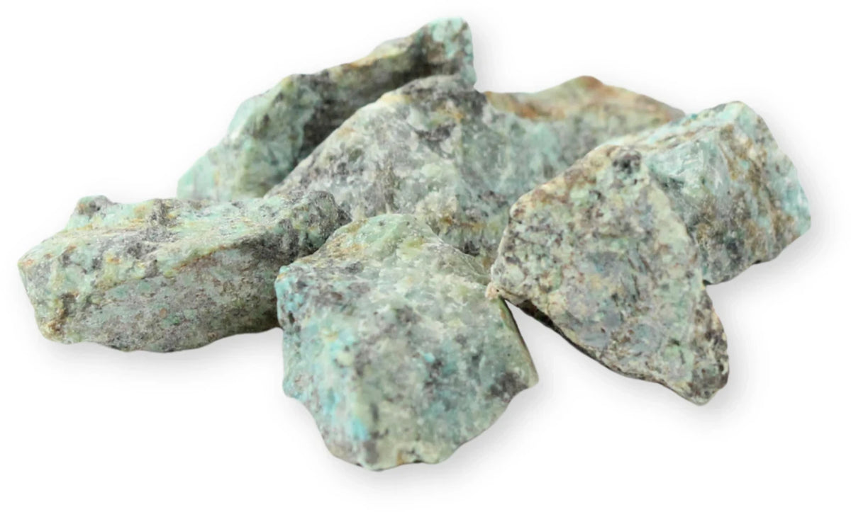 Afrikansk turkos (jaspis) råa bitar, 250 g