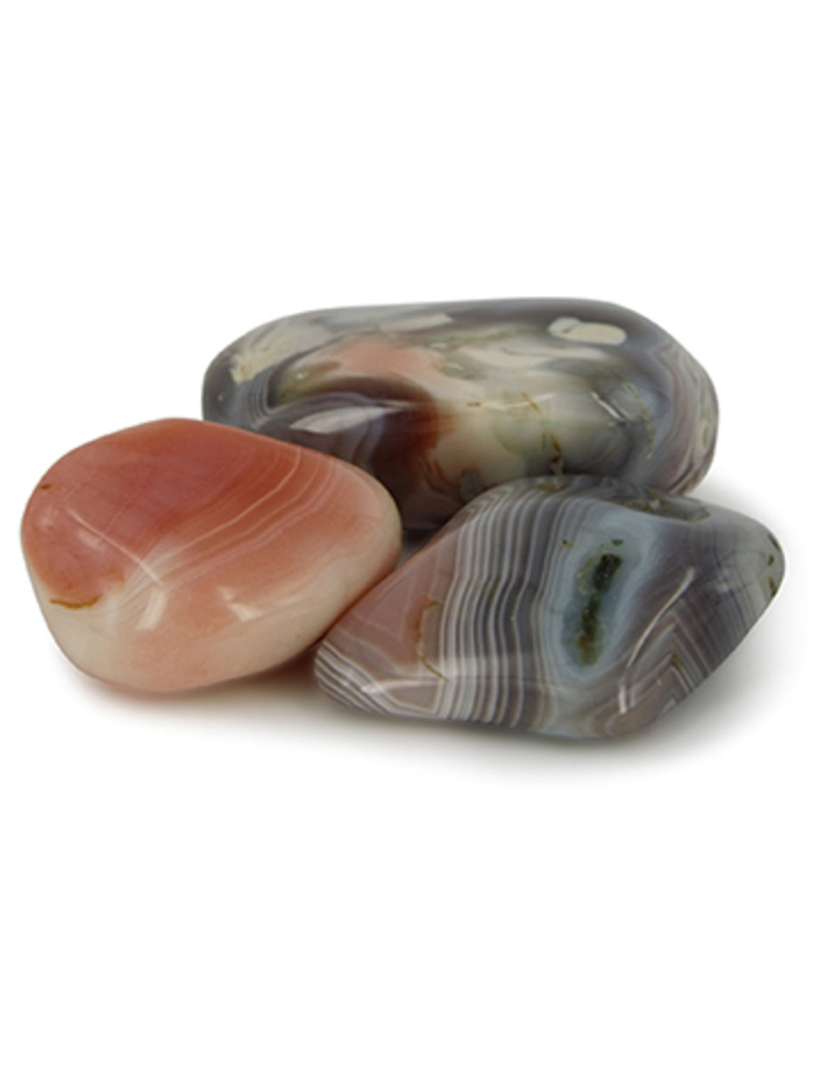 Rosa agat trumlade stenar, Botswana, per kg, 20 till 40 mm