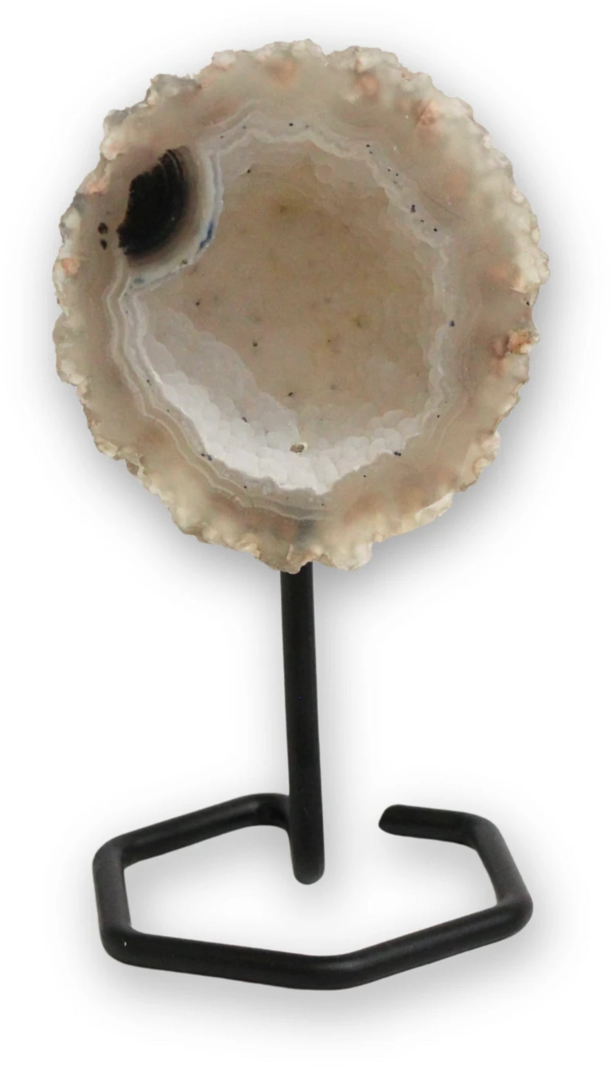 Agat på ställning, liten, 10,6 cm, nr 33