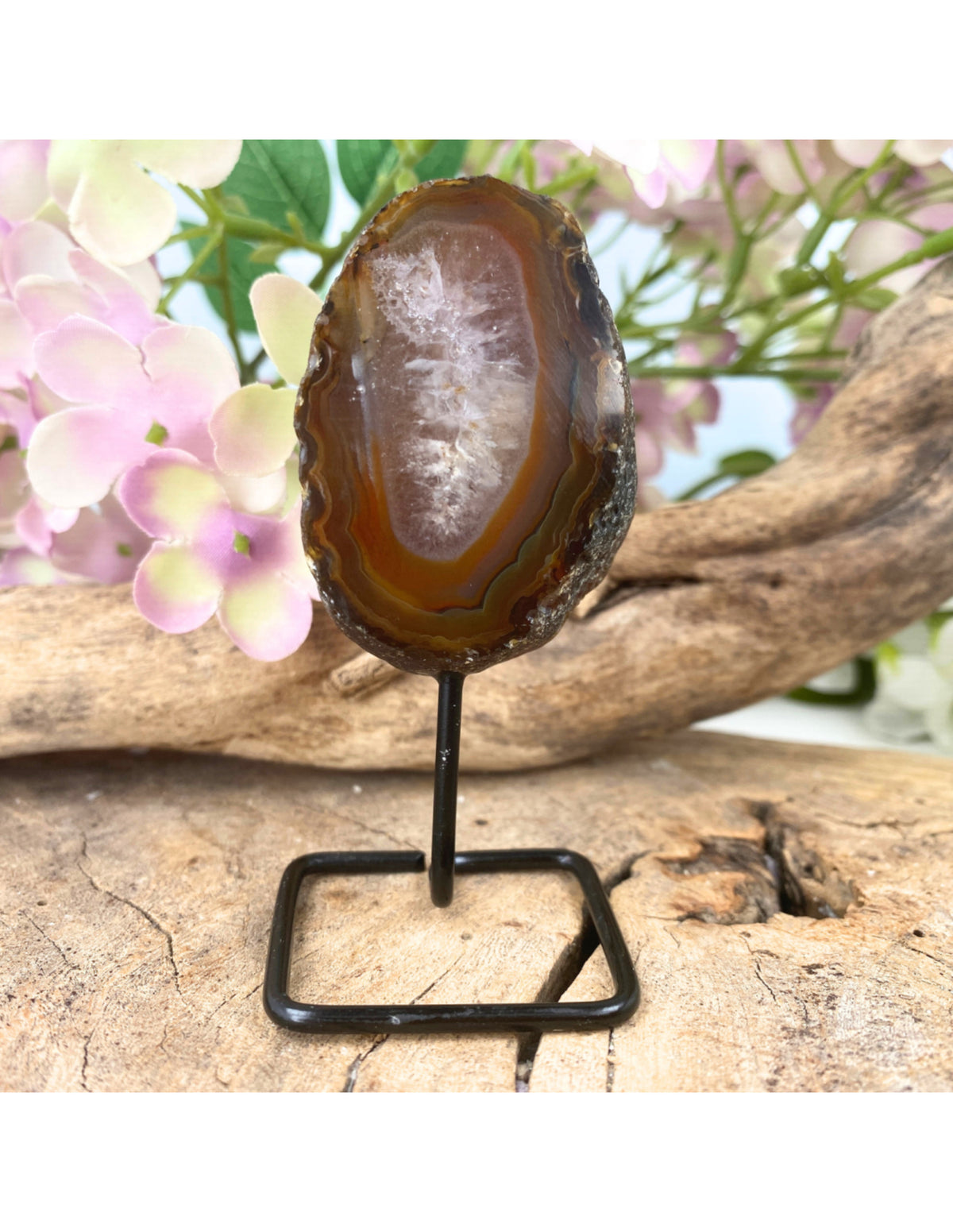Agat på fot, mini, 8 cm, nr 16 (83 g)