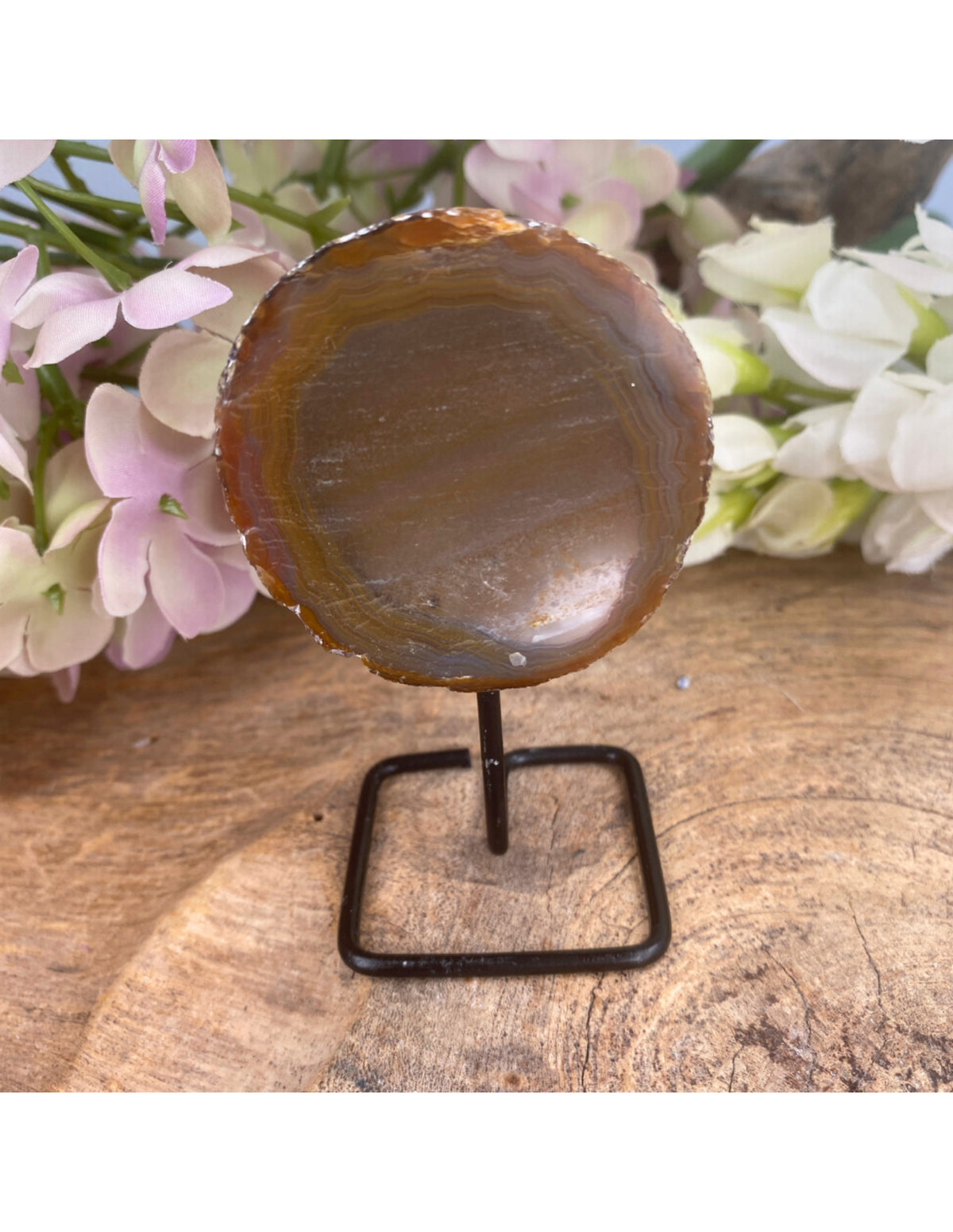 Agat på fot, mini, 8 cm, nr 18 (122 g)