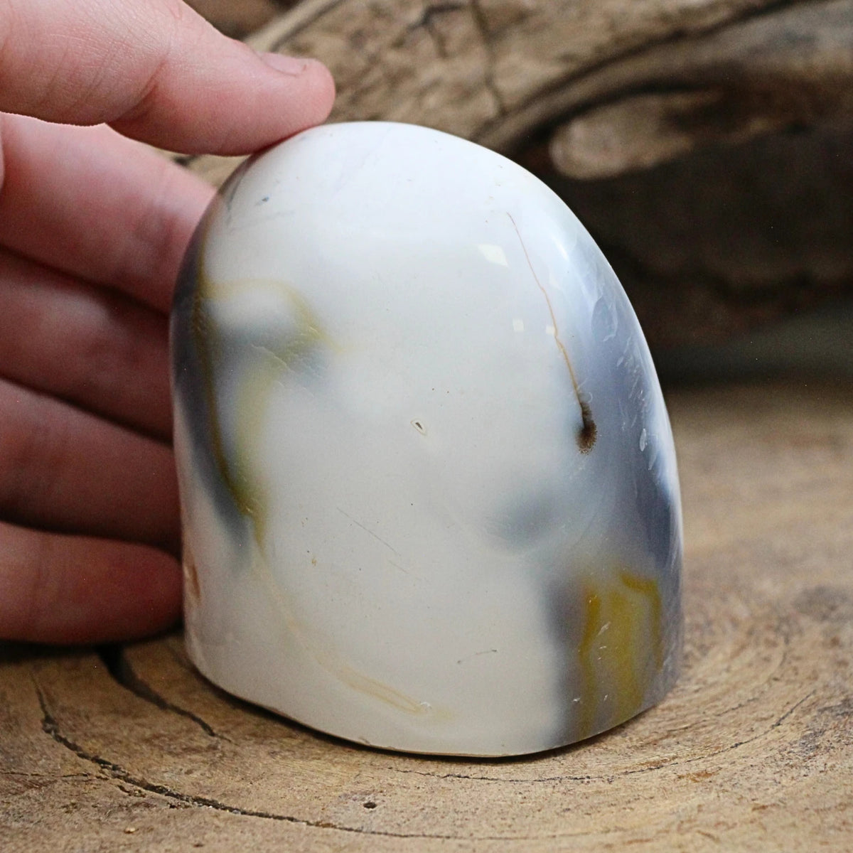 Agat orka skulptur, liten, 7,3 cm, nr 15