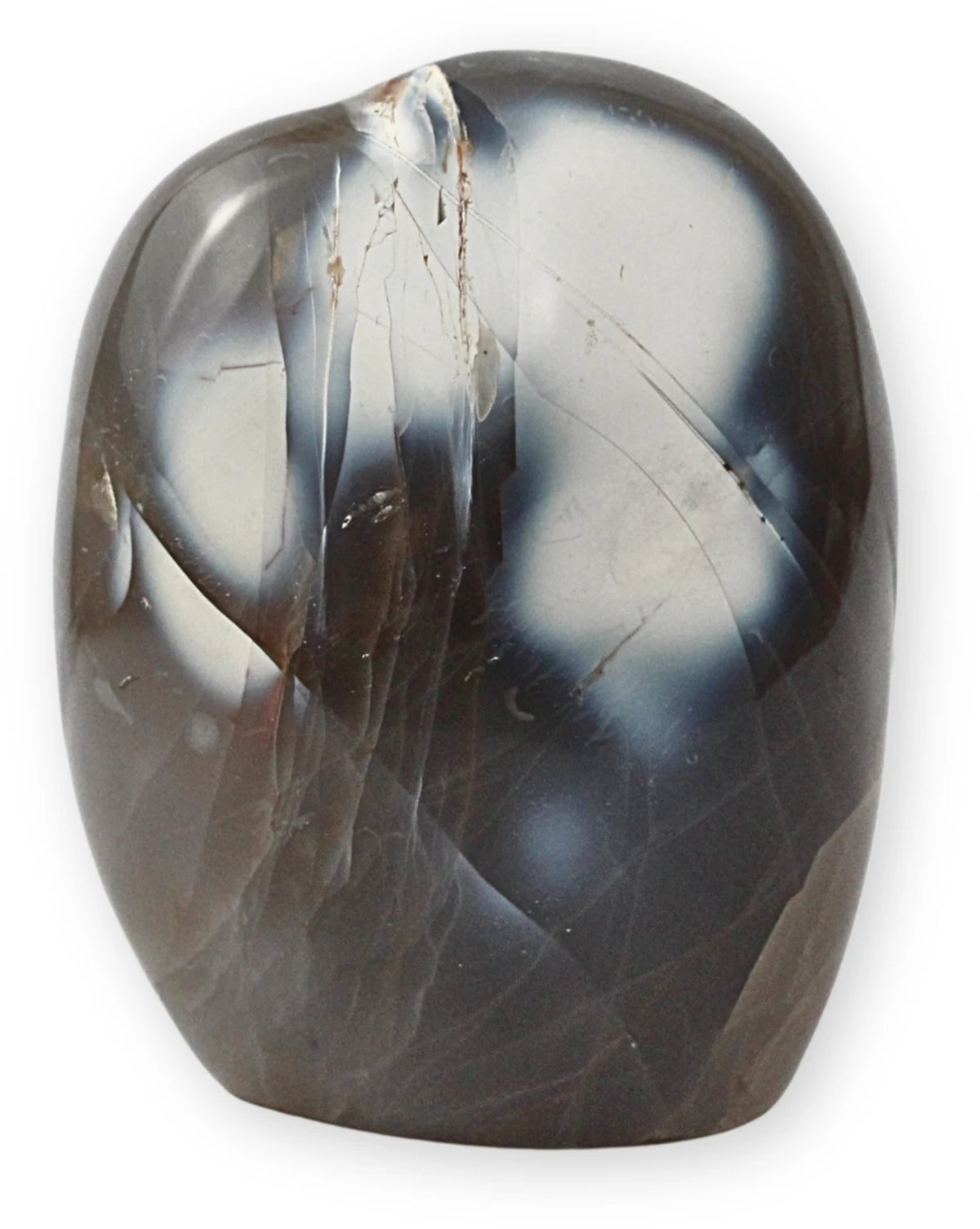 Agat orka skulptur, 9,6 x 5 x 7,5 cm, 0,6 kg, nr 19