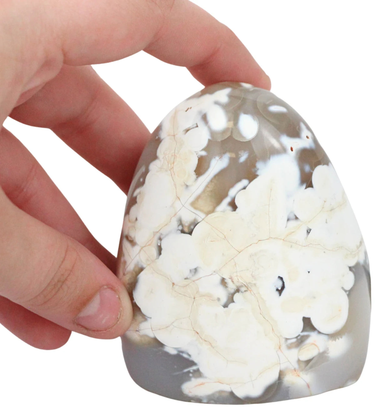 Agat orka skulptur, 7,5 x 4,9 x 6,3 cm, 0,4 kg, nr 21