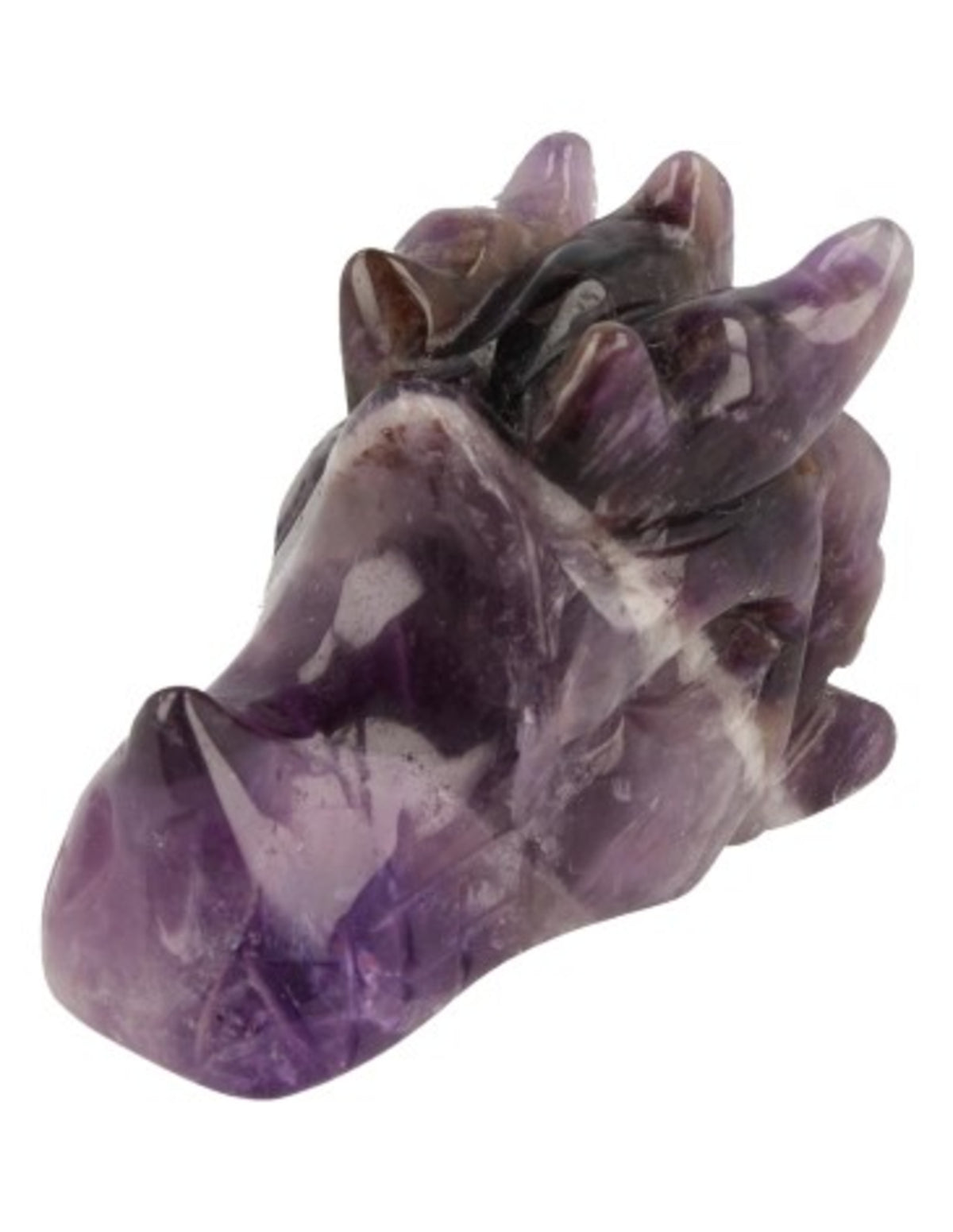 Ametist drakskalle, 5 cm