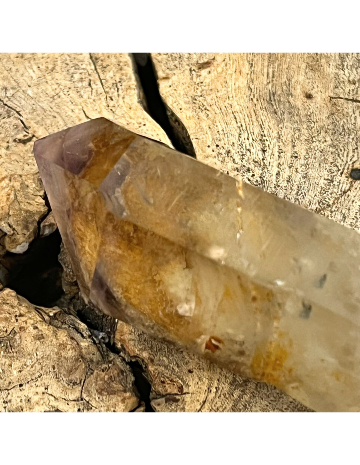 Ametrin spets, rå, Bolivia, 7 cm, nr 01 (52 g)