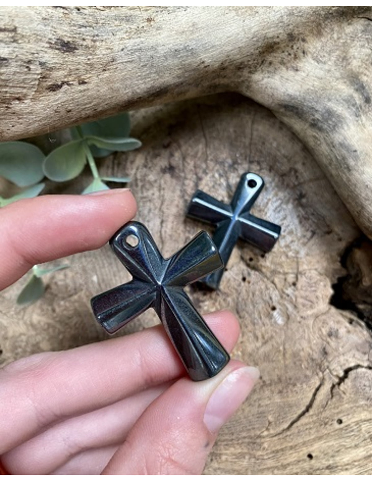 Hematit hänge, ankh