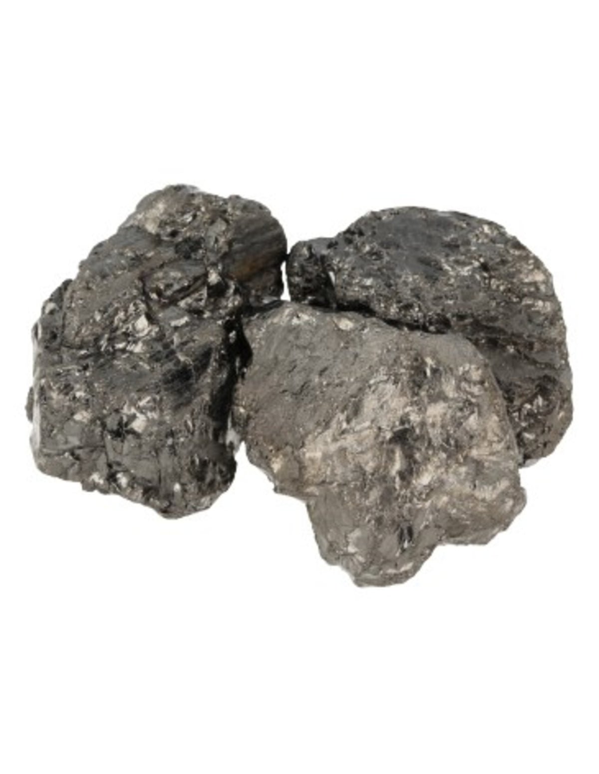 Antracit råa stenbitar, 250 g, 3 till 7 cm